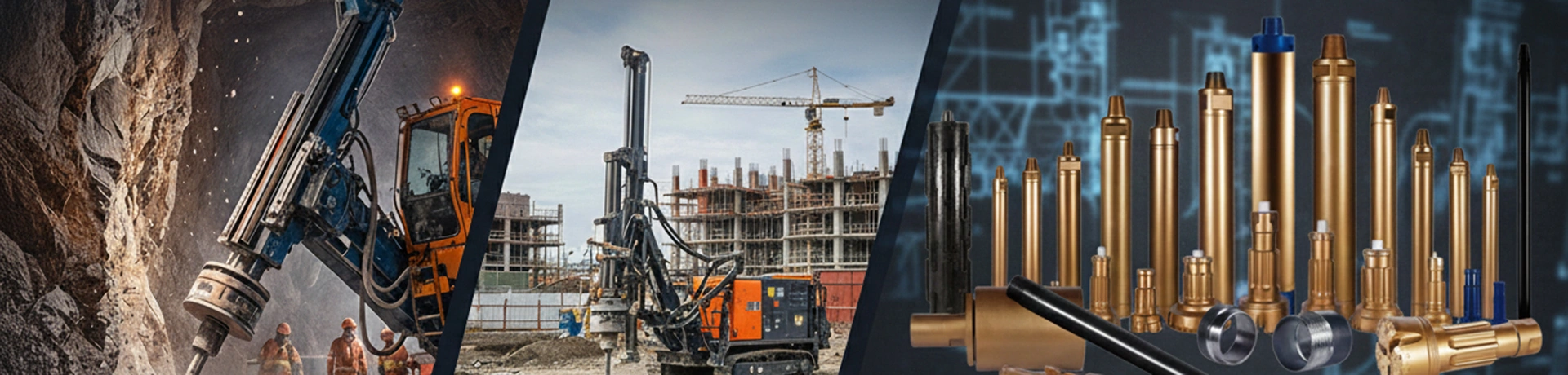 Rock Drilling Applications for Mining & Construction