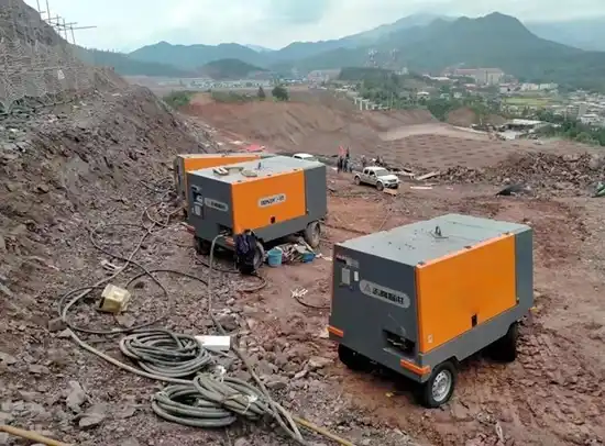 Portable Electric Screw Compressor