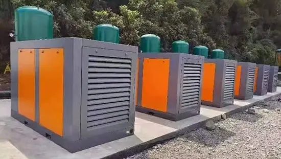 Stationary Electric Screw Compressor